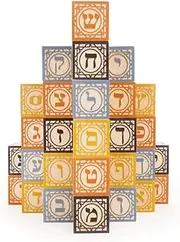 Uncle Goose Hebrew Language Blocks Box/28