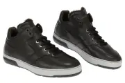 NEW SALVATORE FERRAGAMO MONET LUXURY BLACK LEATHER SHEARLING SHOES BOOTS 7 EEE
