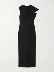 [RÓHE] RÓHE - Open-back Cady Maxi Dress - Black - FR 38 FR 38 Black