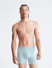 Calvin Klein Men Modal Stretch Ultra Soft Boxer Brief, Light Blue , Sz M
