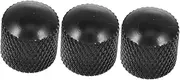 Kisangel 3Pcs Electric Guitar Volume Knobs Durable Metal Bass Knobs Easy Install Guitar Accessories for Unique Sound Control