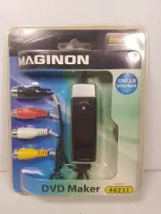 Maginon USB 2.0 DVD Maker - Transfer AV VHS TO PC - Manual & Software Included