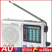 Portable Radio Dual Band Digital Radio LCD Display Stereo Radio Battery Operated