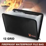 XSTORE2 FIREPROOF DOCUMENT BAG 12 POCKETS WATERPROOF FIRE RE