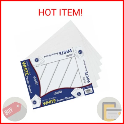 Pacon Poster Boards (PAC5417) 11 x 14, White