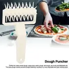 DIY Plastic Pizza Cookies Dough Roller Pastry Pie Needle Wheels Cutter Cake