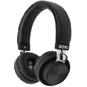 Moki Exo Prime Wireless On-Ear Headphones - Black Bluetooth - Up to 25 Hours Battery Life [ACC-HPEXPRI]