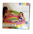 Intex Sunset Glow Inflatable Colorful Baby Swimming Pool, Multicolored 34x10 in