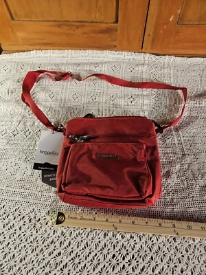 Baggallini Modern Pocket Crossbody Bag Red