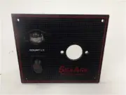 SEA ARK COURTESY LIGHT SWITCH PANEL RED / BLACK PLASTIC 6" X 5" MARINE BOAT