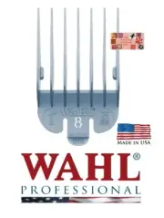 WAHL # 8 (1"-25mm)PRO Color-Coded COMB CUTTING CLIPPER GUIDE BLADE ATTACHMENT
