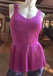 NWT WOMENS LULULEMON CITY TANK TOP Ultra Violet Size 8 MSRP $64 yoga coolmax