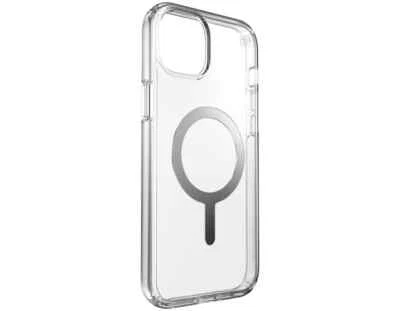 Speck Presidio Perfect-Clear with Chrome MagSafe Case - iPhone 15 Plus
