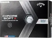 [Callaway] Chrome Soft X 2022 Golf Balls, 1 Dozen (Pack of 12), 4 Pieces