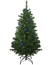 Northlight 4ft Pre-Lit Mixed Classic Pine Medium Artificial Christmas Tree - Multi LED Lights