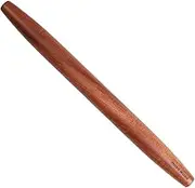 Muso Wood Sapele Wooden French Rolling Pin for Baking, Tapered Roller for Fondant, Pie Crust, Cookie, Pastry (French 15-3/4inch)