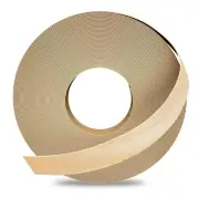 Birch Edge Banding, 3/4 inch x 50ft roll of Veneer Pre-glued Flexible, Real W...