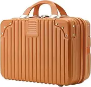 [KYUSAR] Carry On Luggages Suitcase Makeup Travel Case Hard Shell Vanity Cases Portable ABS Cosmetic Case Hand Luggage Case for Women Luggage Suitcases (Color : E, Size : 14inch)