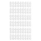 6 Pcs Landscaping Fence Border White Picket Garden Fence Plastic Picket Fence