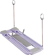 Multi-Functional Fitn d for Plank Support, Chest & Abdomen Muscle Toning, Includes Sit Up Wheel and Elastic Rope, Home Gym Equipment