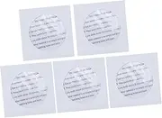 Gogogmee 5pcs Self-Adhesive TPU Transparent Repair Patches for Air Mattresses Swimming Pools and Inflatable Products and Patch Kit for
