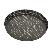 Bakemaster Perfect Crust Non-Stick Loose Base Quiche Pan 30X0.35X0.35cm - 30cm