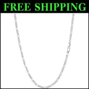Hypoallergenic Sterling Silver Cuban Link Chain - Minimalist Design, 14-28 Inch