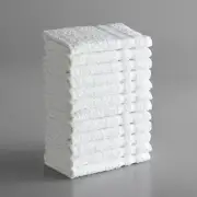 Standard 12" x 12" Cotton/Poly Wash Cloth w/Overlock Stitch 1lb - 12/Pack