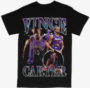Vince Carter Tee Shirt Toronto Raptors NBA Basketball Rap Style T-shirt