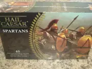 Spartans Hail Caesar 40 Men Greek Army Warlord Games Models New!