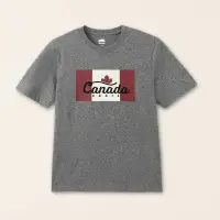 在飛比找新光三越 skm online優惠-Roots男裝-加拿大日系列 加拿大國旗有機棉短袖T恤(灰色