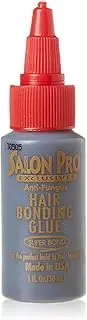Salon Pro Anti Fungus Hair Wig Extensions Bonding Glue, Black 30 ml