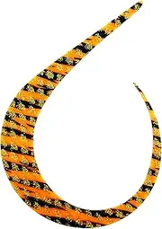 [ロックリンク] Brizm EZ Curly Standard Single Magnum 3-piece Big Necktie, Curly Tie, Strongest, Strong Wave, Gimmick, Self-made Hook, Spare Sea Bream Lava (Orange Zebra Lame 2)