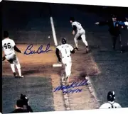 Mookie Wilson and Bill Buckner Canvas Wall Art - The Curse Continues