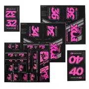 FOX Heritage Decal Kit for Forks and Shocks, Pink