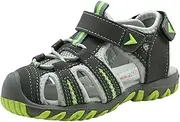 [Egmy] Children's Boys And Girls' Sport Water Sandals Closed-Toe Outdoor Soft Sole Sports Beach Sandals Non Slip Athletic Shoes