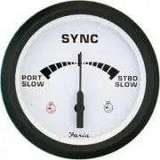 Faria Instruments Euro 7K Omc Sys Check Tach Wht F32950