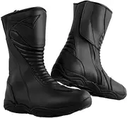 Motorcycle Motorbike Waterproof Leather Touring Boot Grip Reinforced Black 39