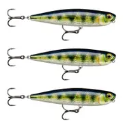 3x Rapala 8.5cm Precision Xtreme Pencil Freshwater Fishing Lures - Perch