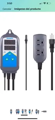 Inkbird Aquarium Thermostat Heater Digital Temperature Controller Removal Probe