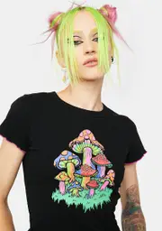 [Current Mood] Mind Trip Graphic Baby Tee