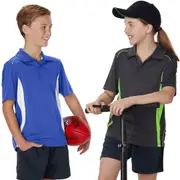 PASSION - Kids CoolDry Short Sleeve Contrast Polo Shirt