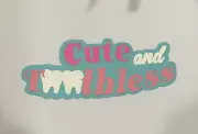 Cute and Toothless Scrapbook Title Handmade Paper Pierced