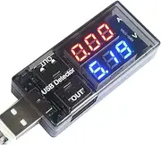 USB Charger Doctor Current Voltage Charging Detector Battery Voltmeter Ammeter Multimeter USB Tester Mobile Power Panel Monitor Gauge DC LED Display