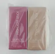 2 PACK LUXAZA 1 HIGHLIGHT & 1 CONTOUR STICK BEYOND WHAT YOU WANT 04