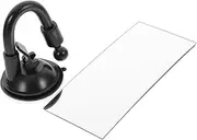 GLEAVI Large View Reflective Glare Rearview Mirror Rectangle Design Easy Install Sucker Mirror for All Vehicles for Safe Driving Durable Material