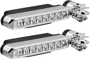 VINTORKY 2pcs Wind Power Daytime Running Lights Led Auto Exterior Lamps Angle Easy Installation Car Lighting White Light