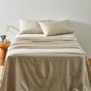 MyHouse Flannelette Sheet Set-King Single