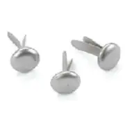 Scrapbooking - Large Round Brads Pewter Bulk 50ct