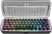 Geekria 60% Compact Keyboard Case, Hard Shell Travel Carrying Bag for 61 Keys Computer Keyboard, Compatible with SteelSeries Apex Pro Mini, Razer Huntsman Mini, RK Royal KLUDGE RK61